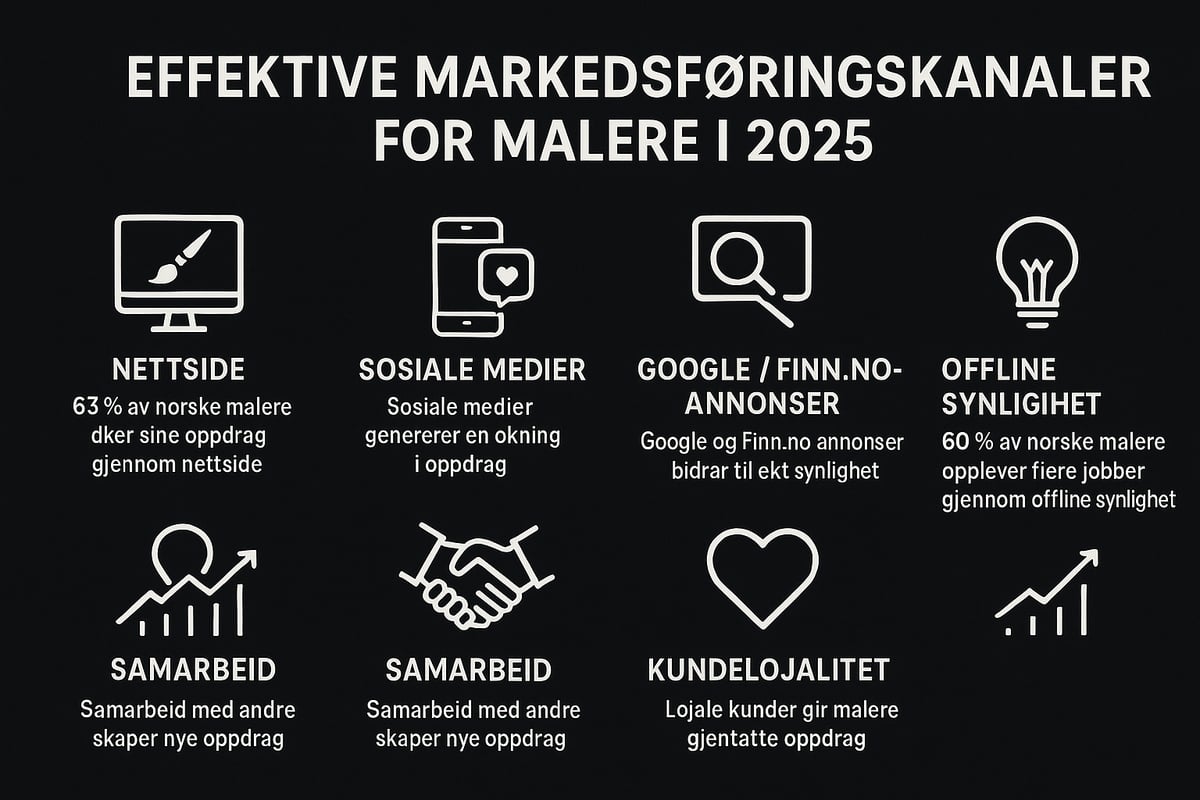 Effektiv markedsføring for malere