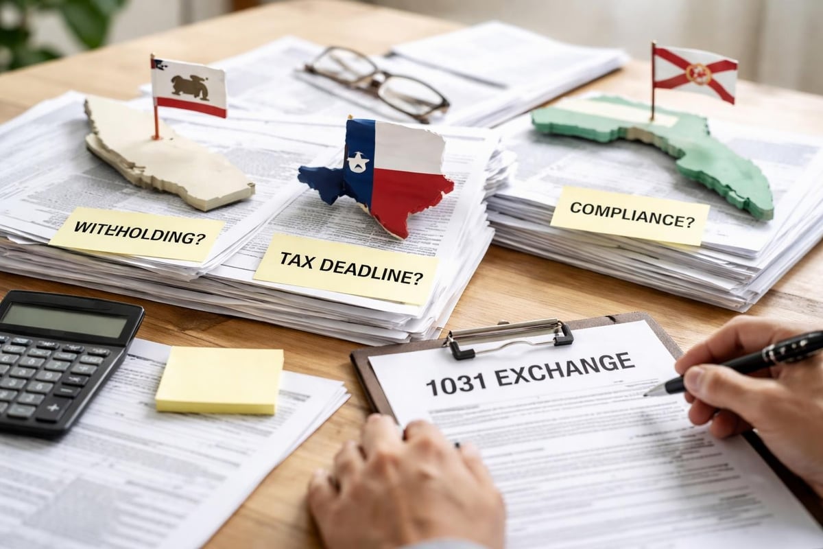 Multi-state 1031 exchange complications