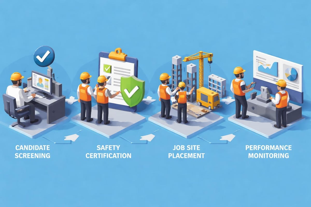 Construction workforce deployment process