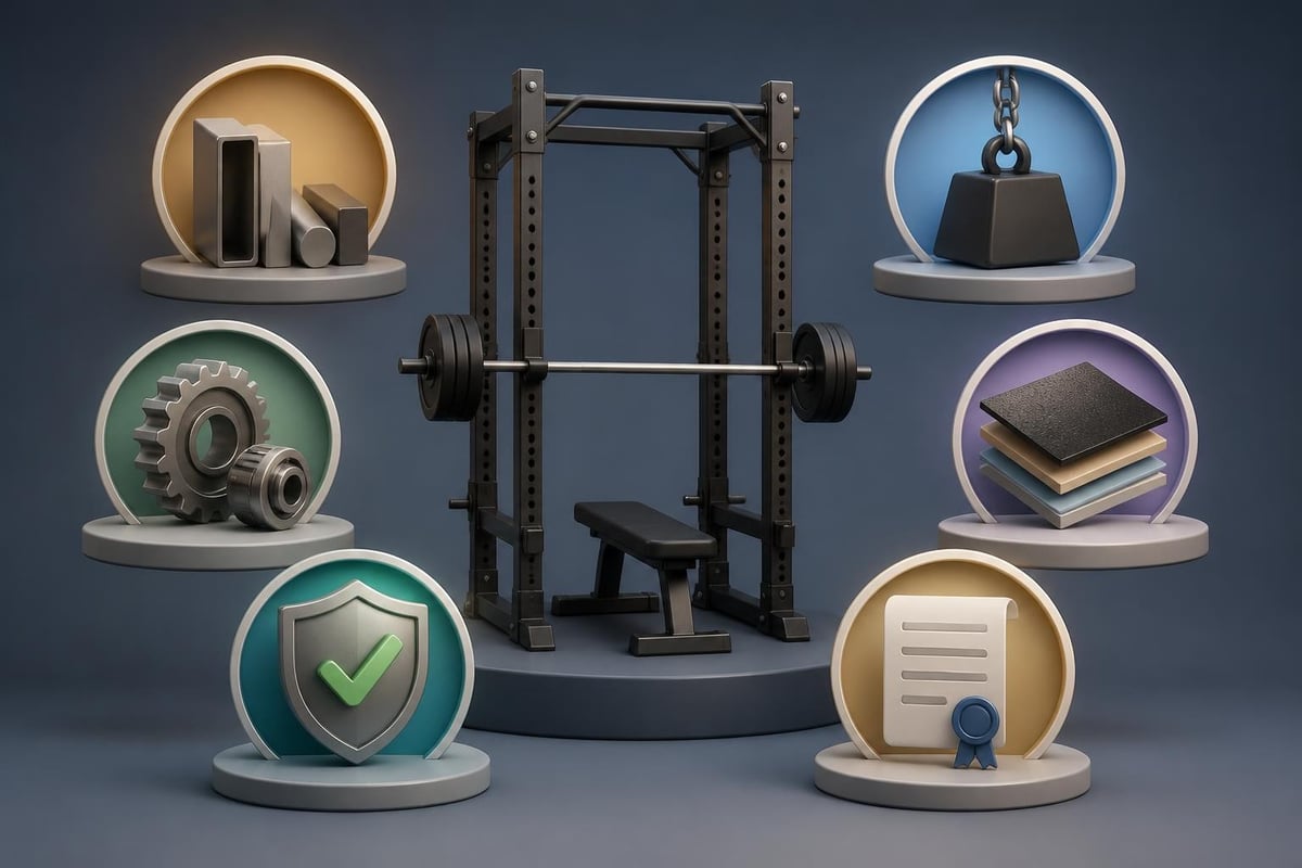 Quality assessment checklist for fitness equipment