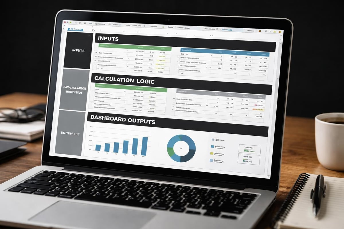 Excel spreadsheet architecture