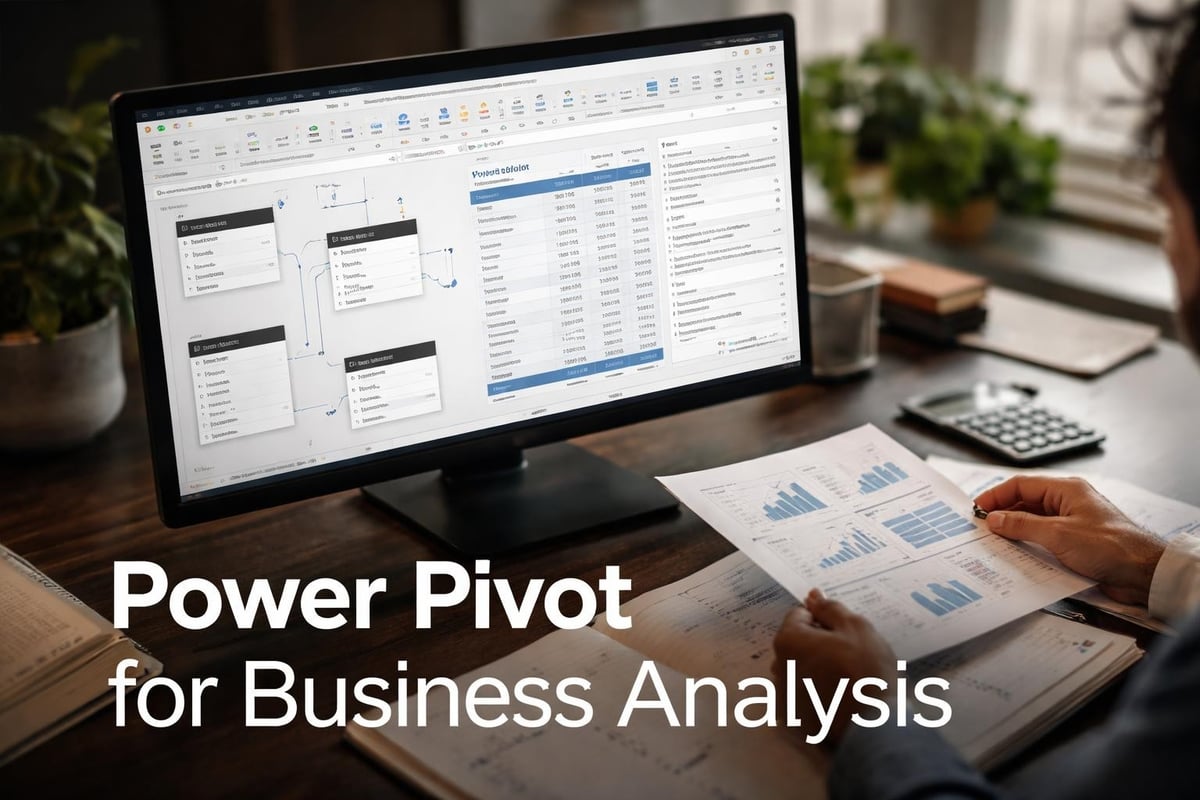 Power Pivot data modeling workflow
