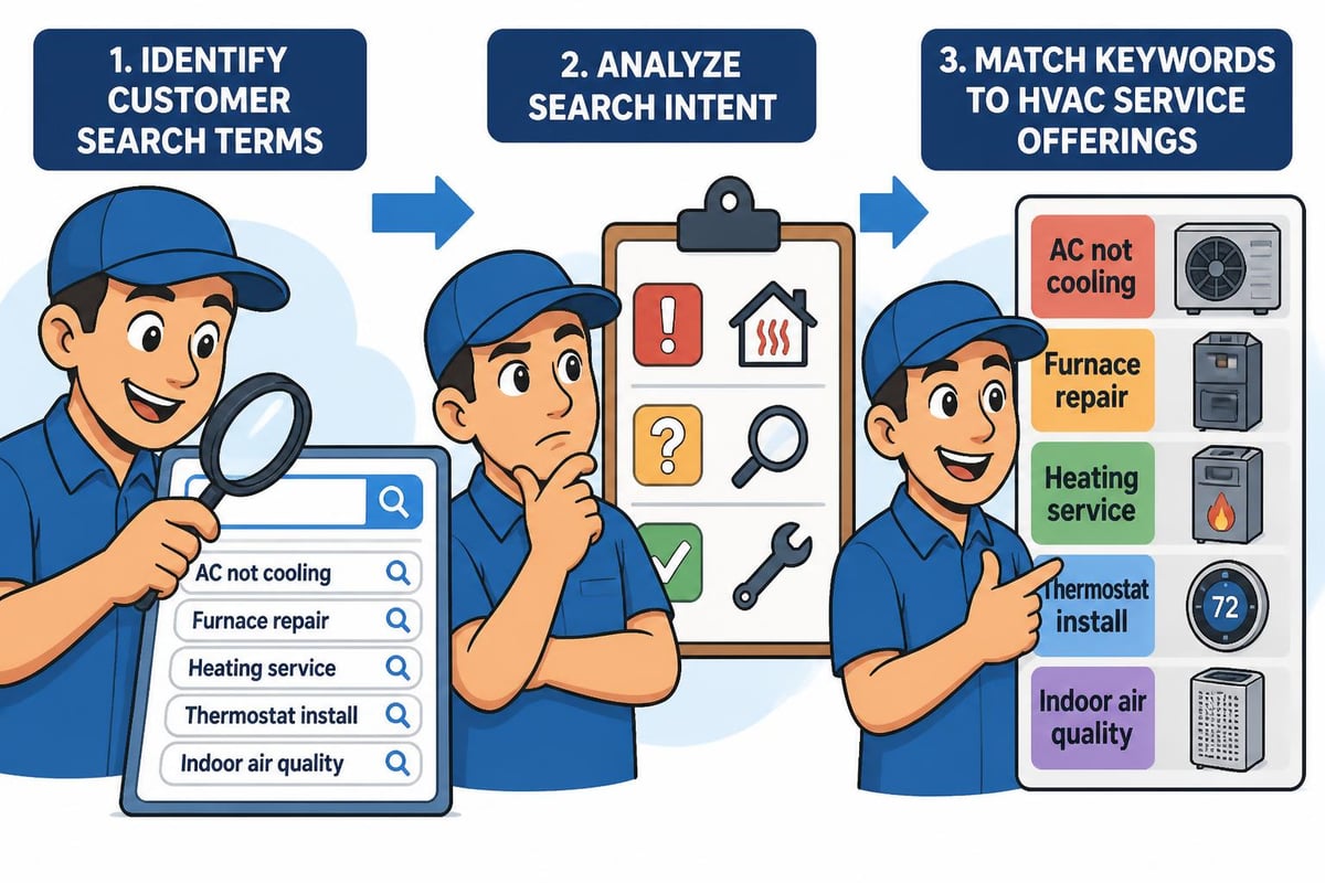 HVAC keyword strategy