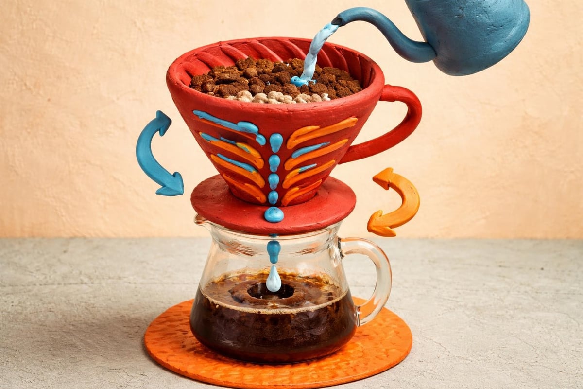 V60 spiral ridge design
