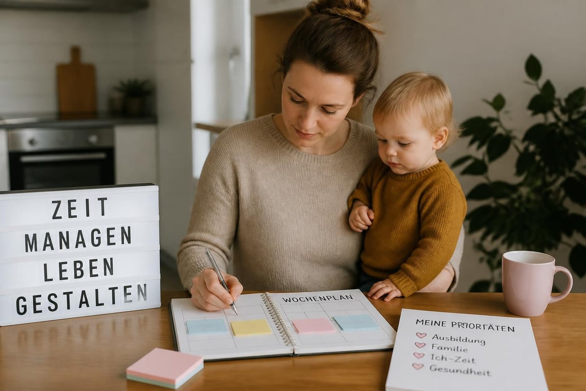 Balance Familie und Ausbildung