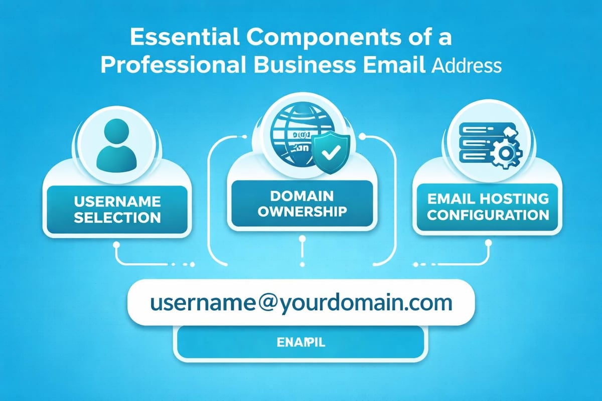 Business email components