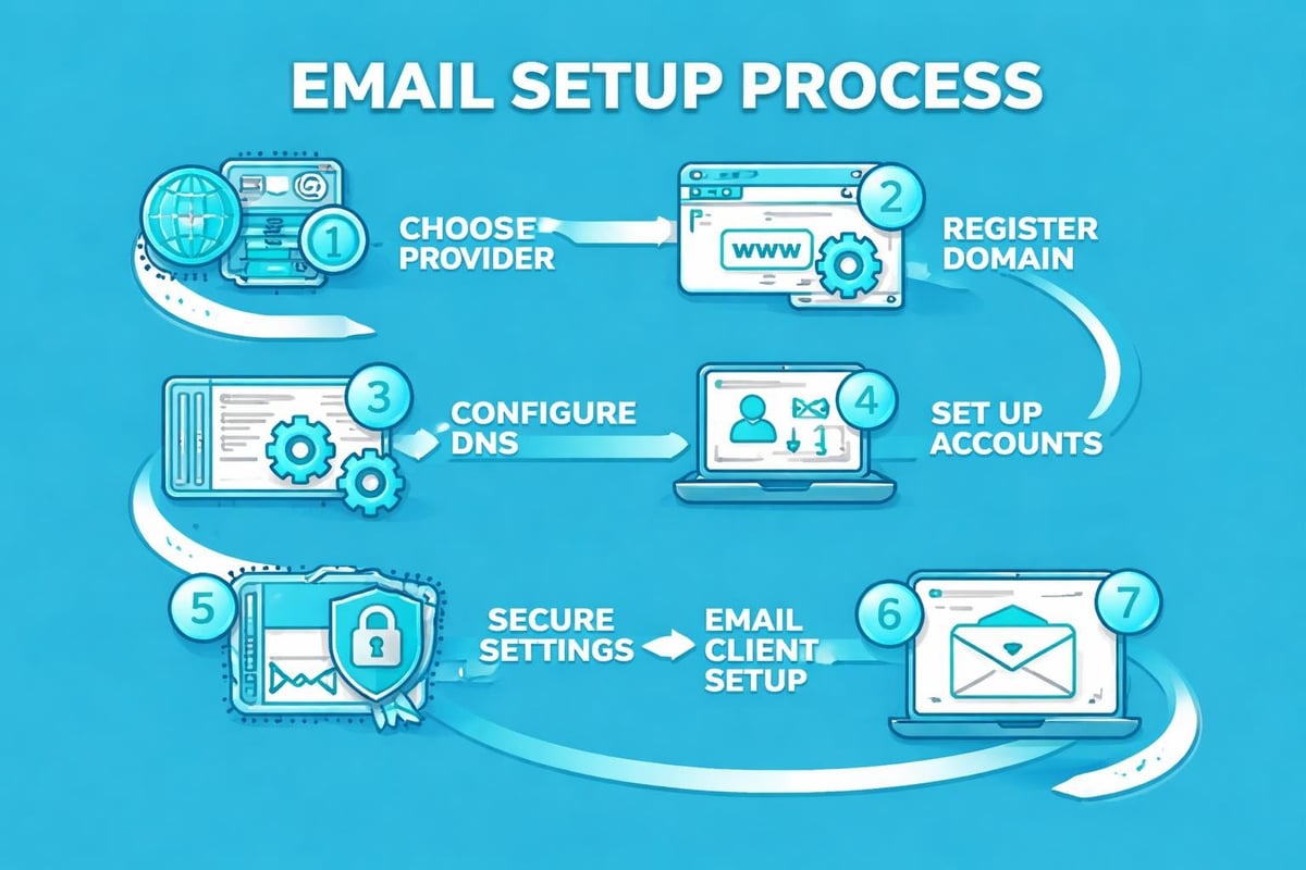 Email setup workflow