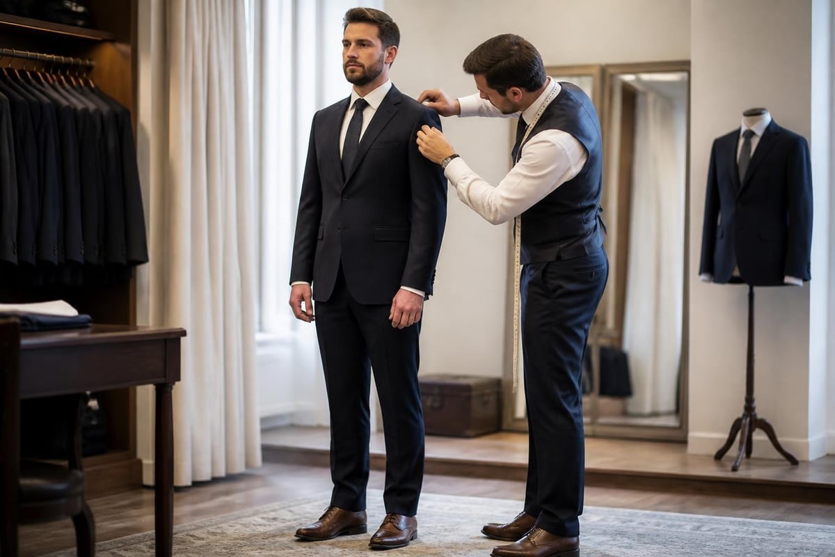 Suit fitting adjustments