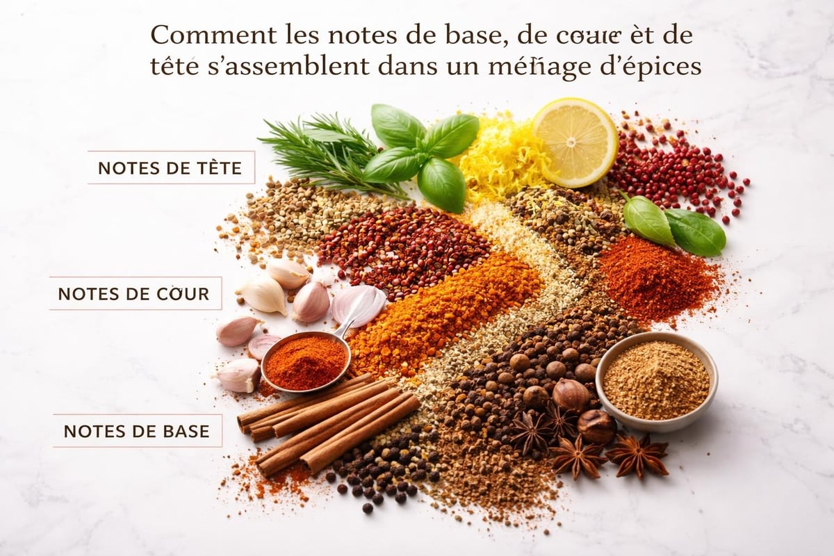 Structure aromatique mélanges épices