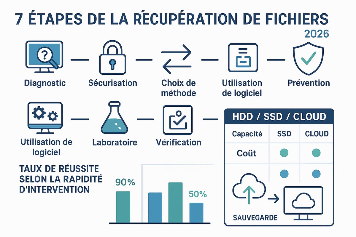 Étapes Chronologiques pour la Récupération de Fichiers en 2026