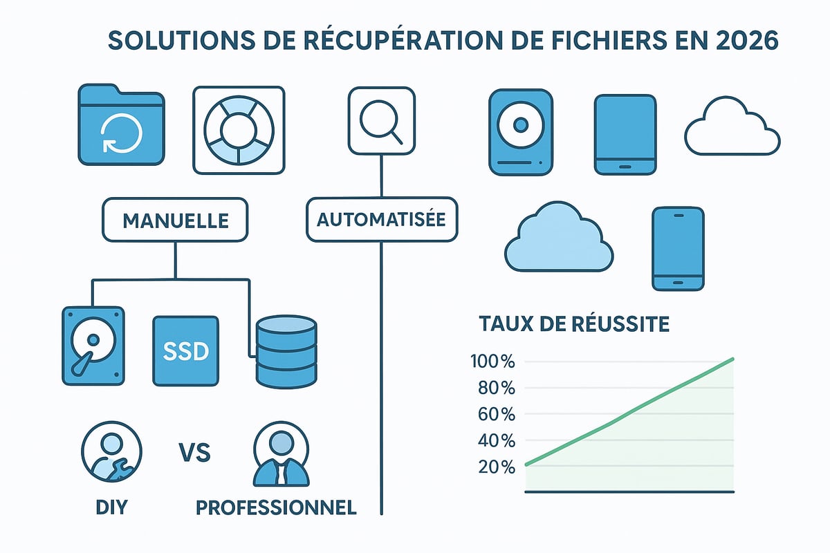 Les Solutions de Récupération de Fichiers Disponibles