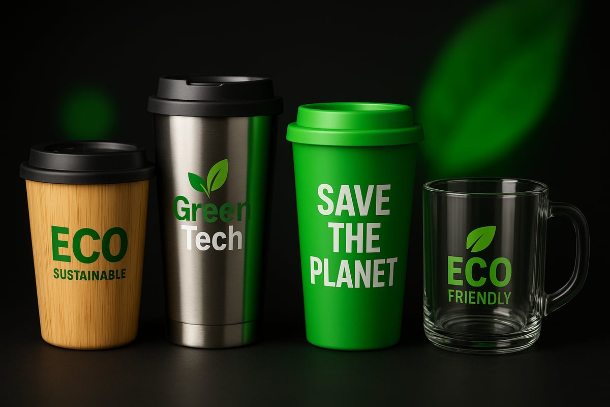 Takeaway-mukin valinta: materiaalit, koot ja ominaisuudet