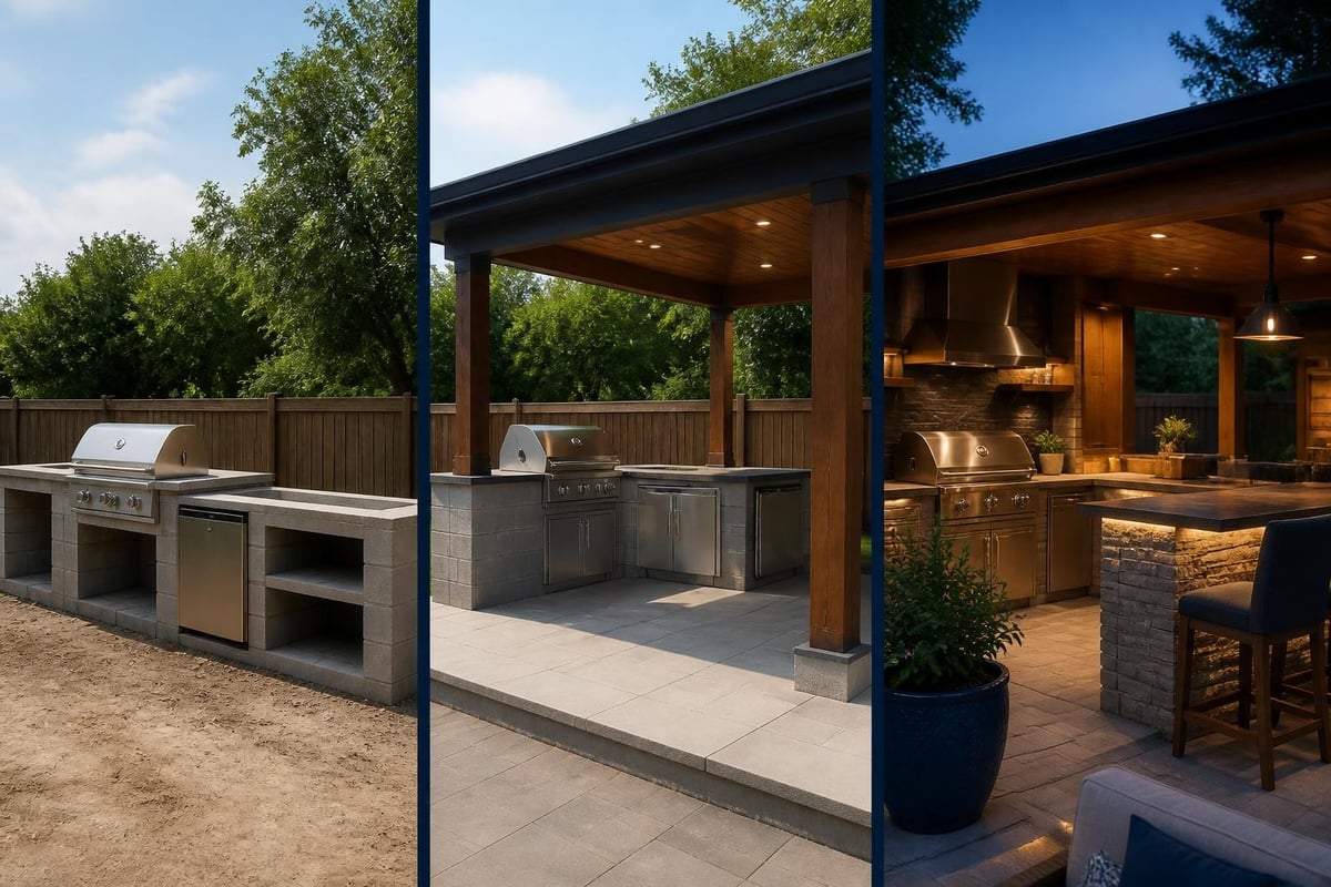 Outdoor kitchen investment timeline