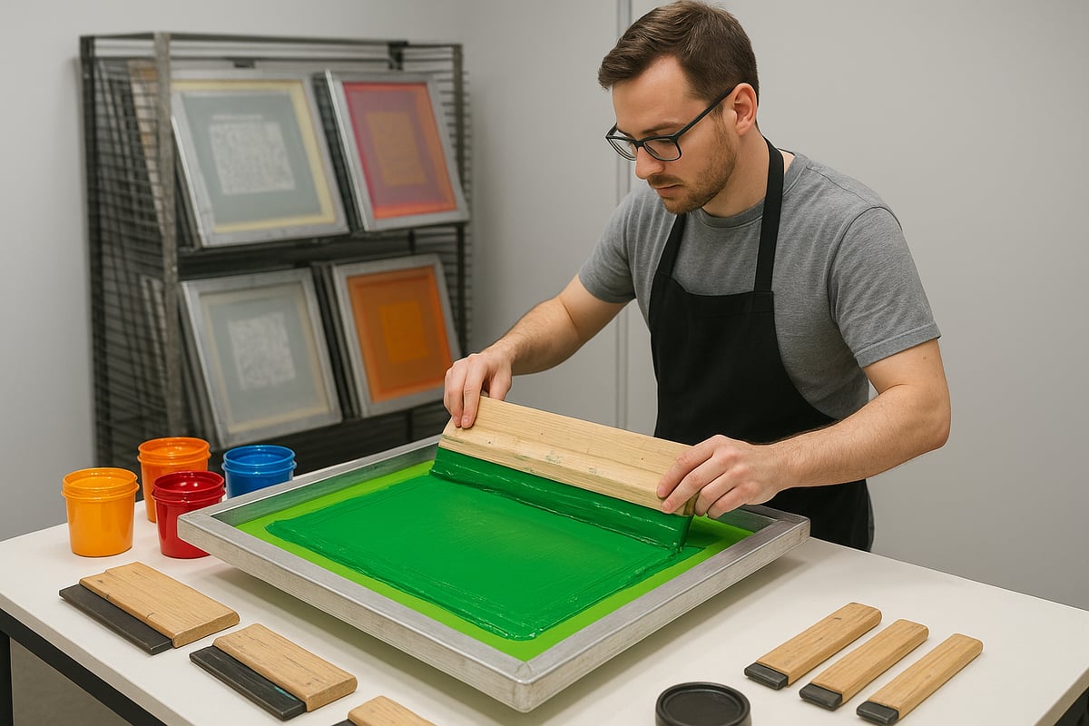 Step-by-Step Silkscreen Printing Process