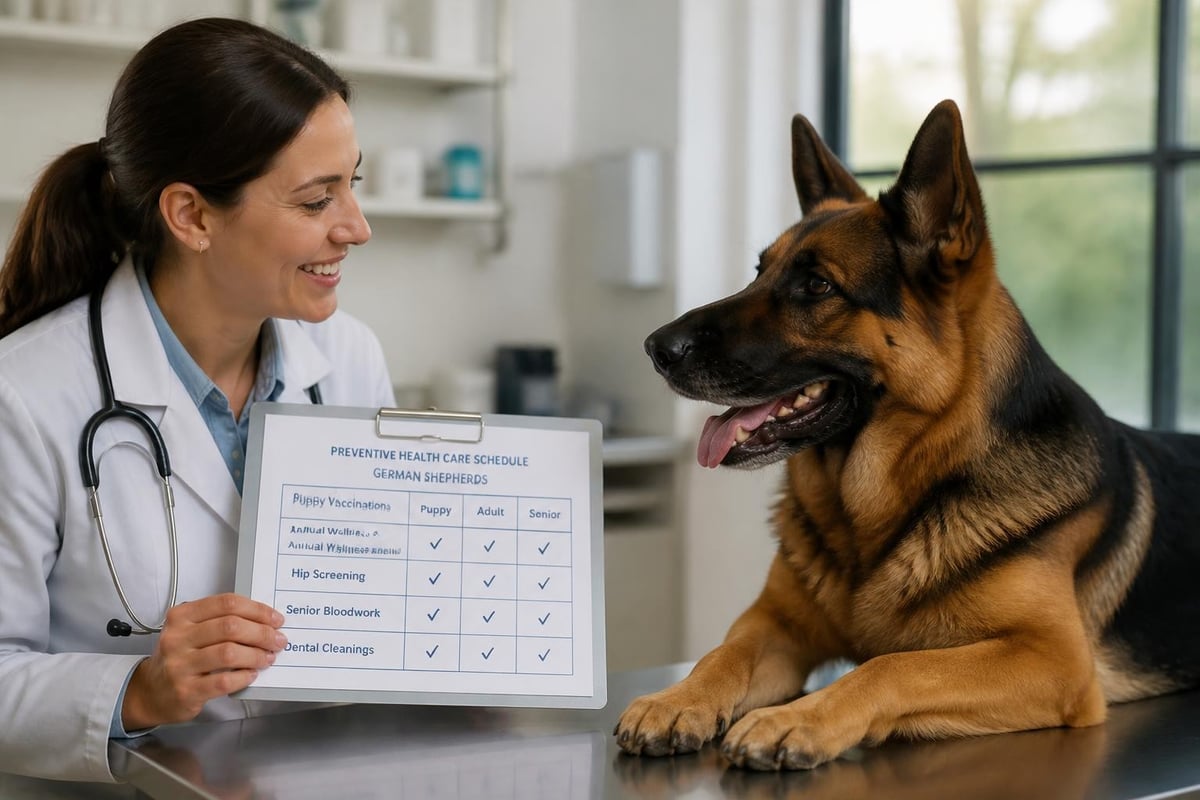 German Shepherd health screening