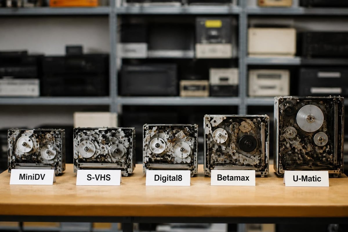 Video format repair complexity comparison