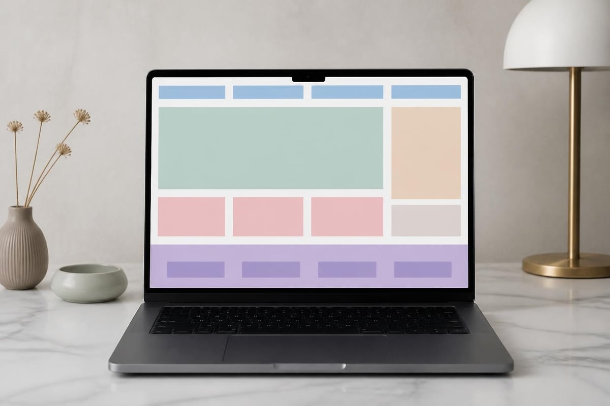 Blog webdesign strukturelle Komponenten