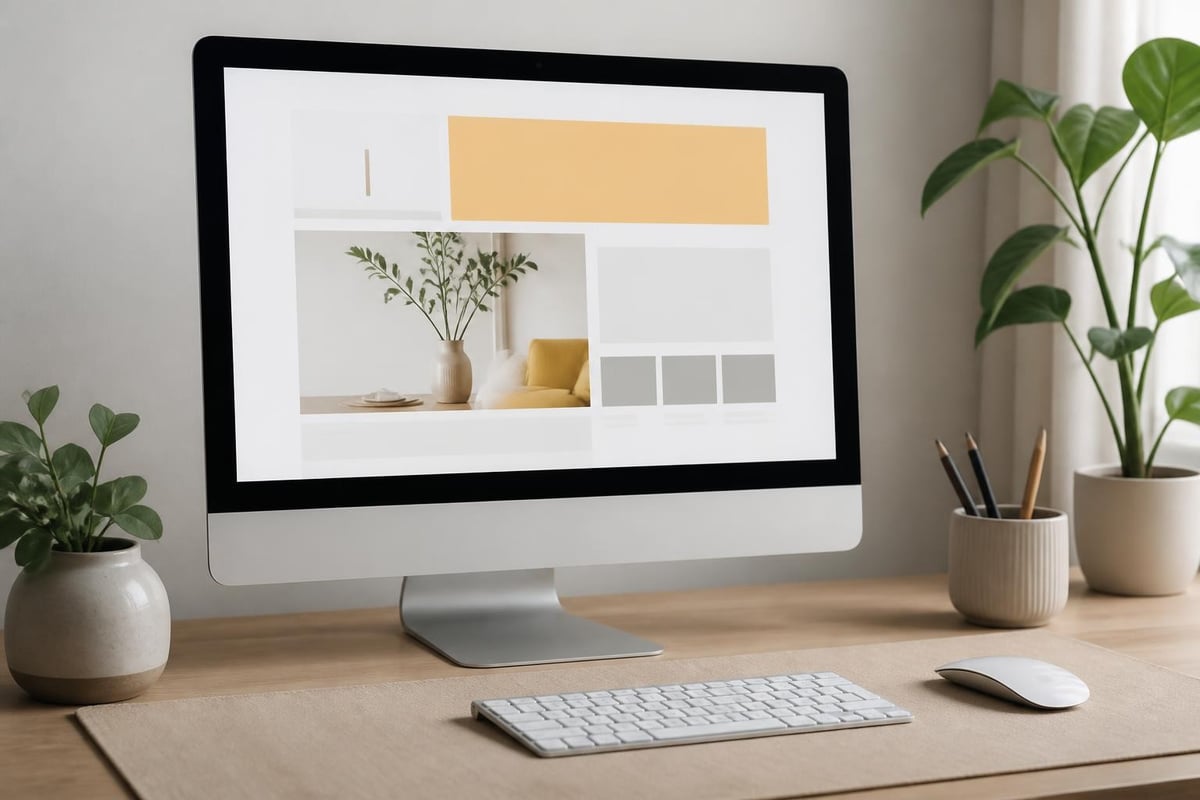 Visuelle Hierarchie Blog Layout