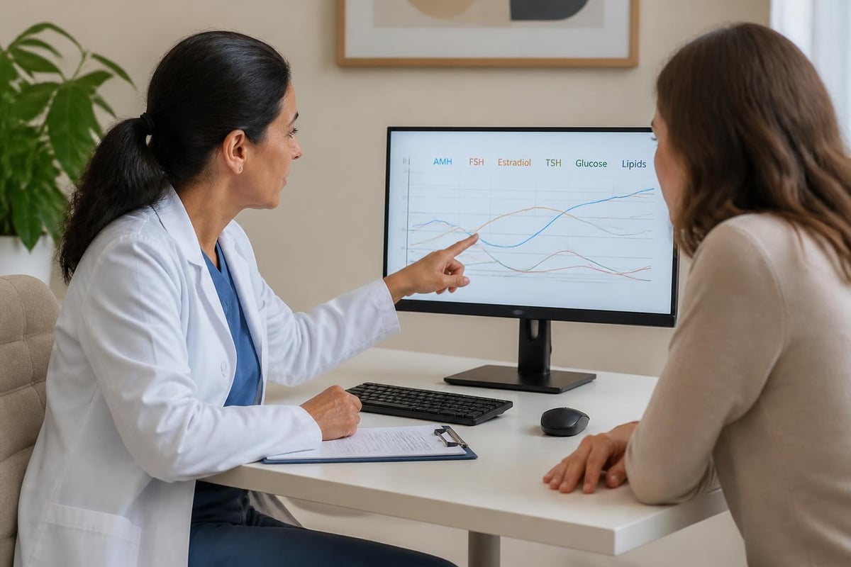 Biomarker testing in perimenopause