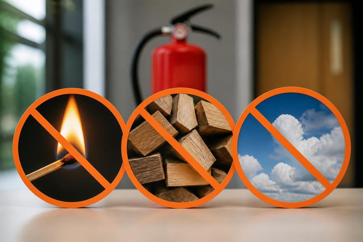 Fire triangle elements