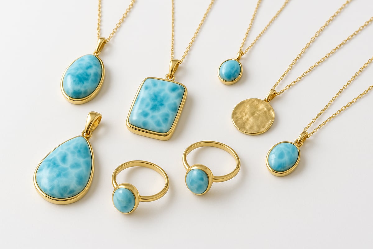 Why Larimar and Gold Jewelry Is Trending in 2026