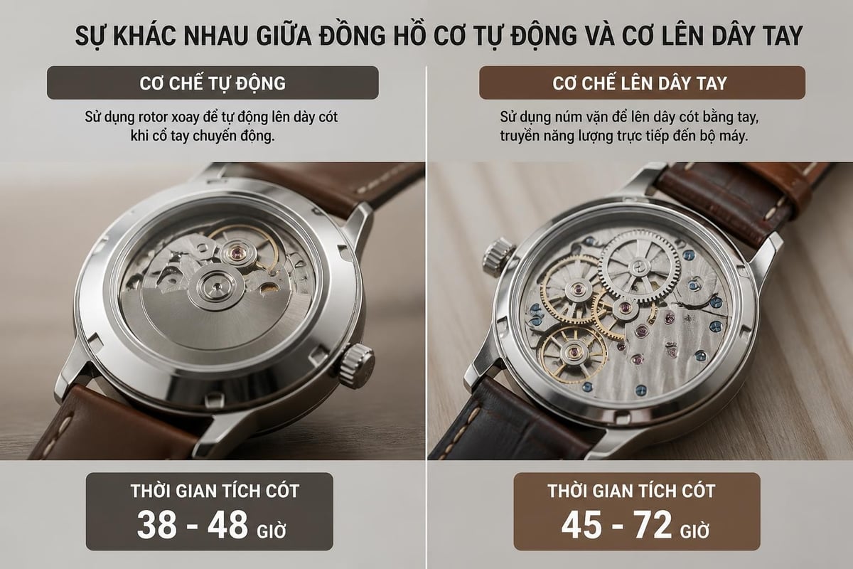 Cơ chế bộ máy đồng hồ cơ