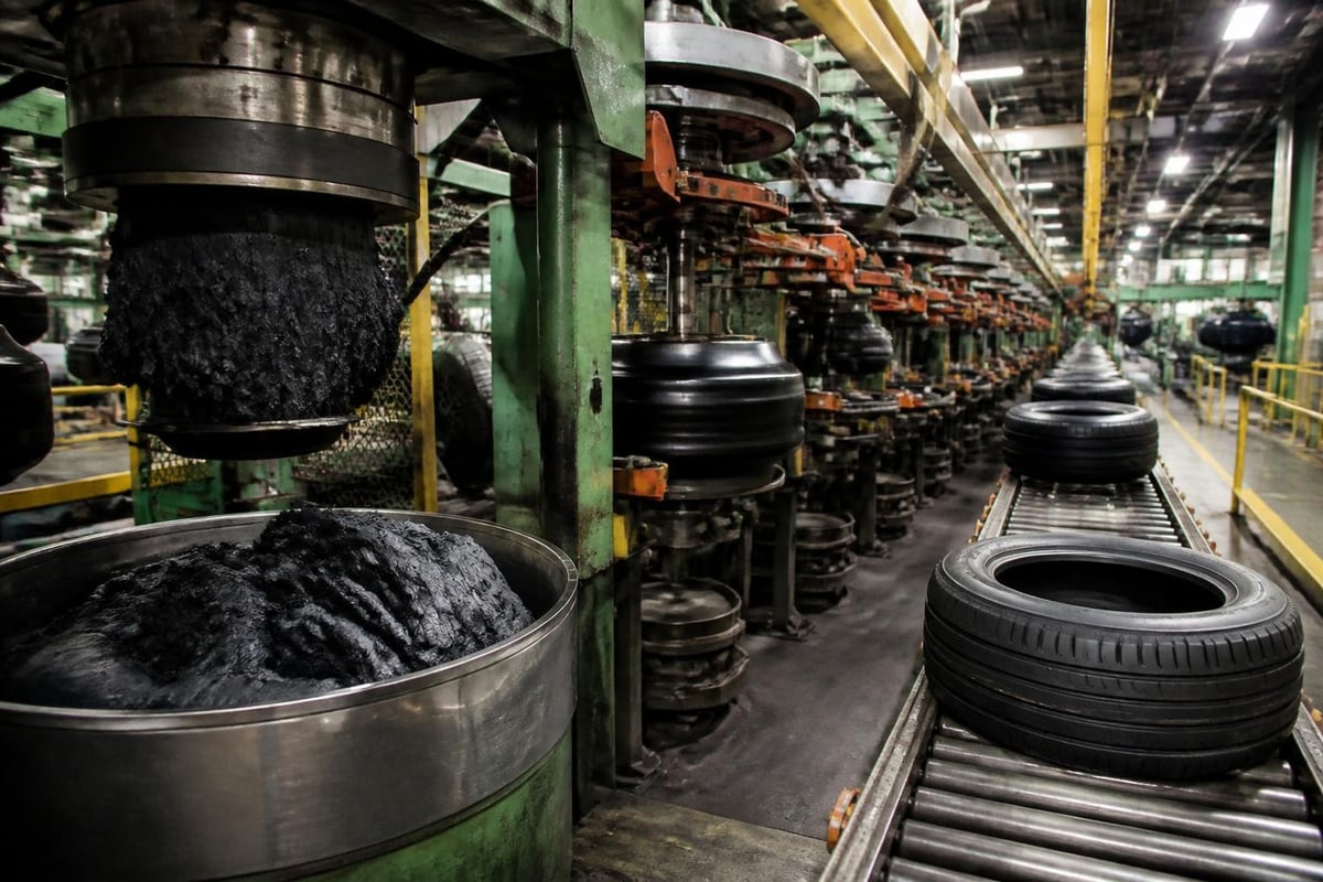 Tire Companies in USA: Market Leaders & Industry Insights 2 Tire production stages in US facilities