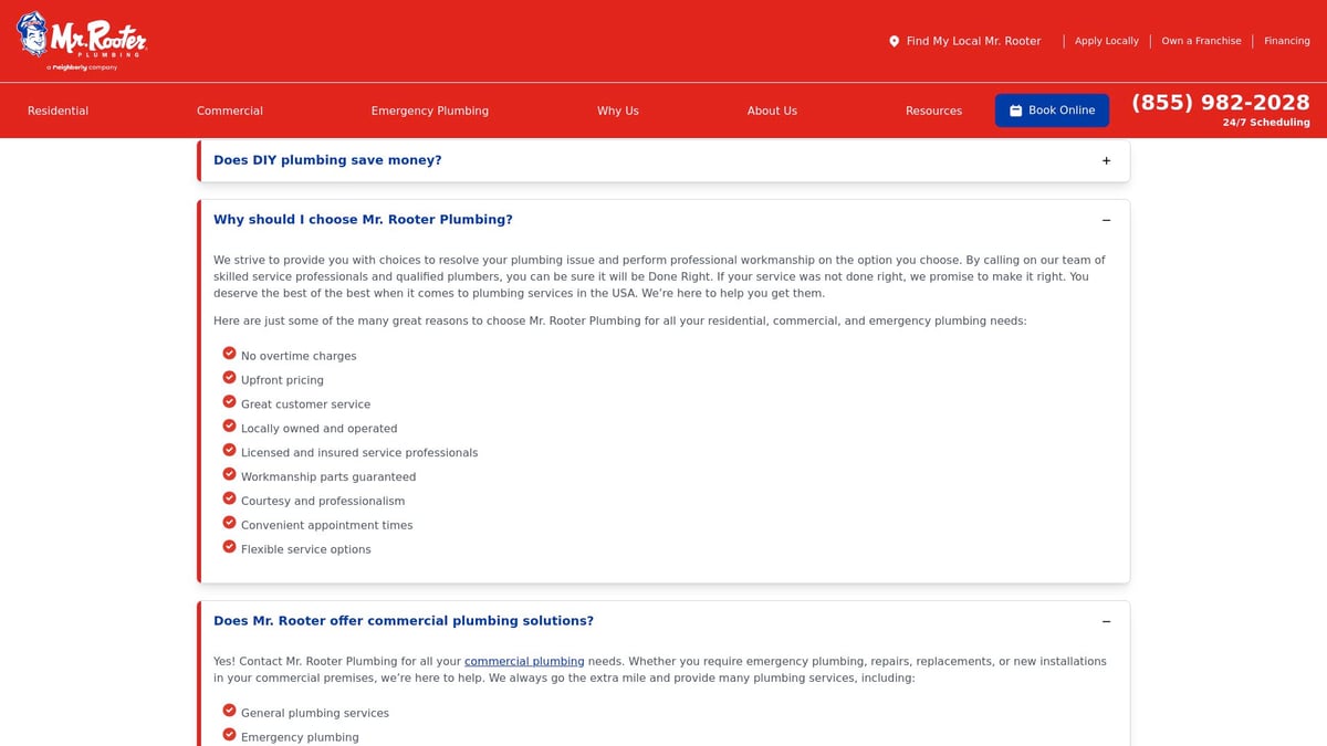 9 Expert-Recommended Plumbing Ratings to Trust in 2025 - Mr. Rooter Plumbing