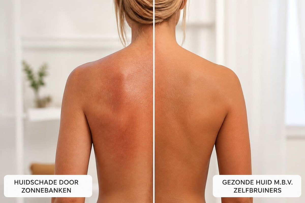 Gezondheidsrisico's zonnebank versus voordelen veilige alternatieven