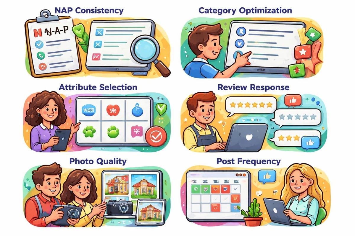GMB audit checklist components