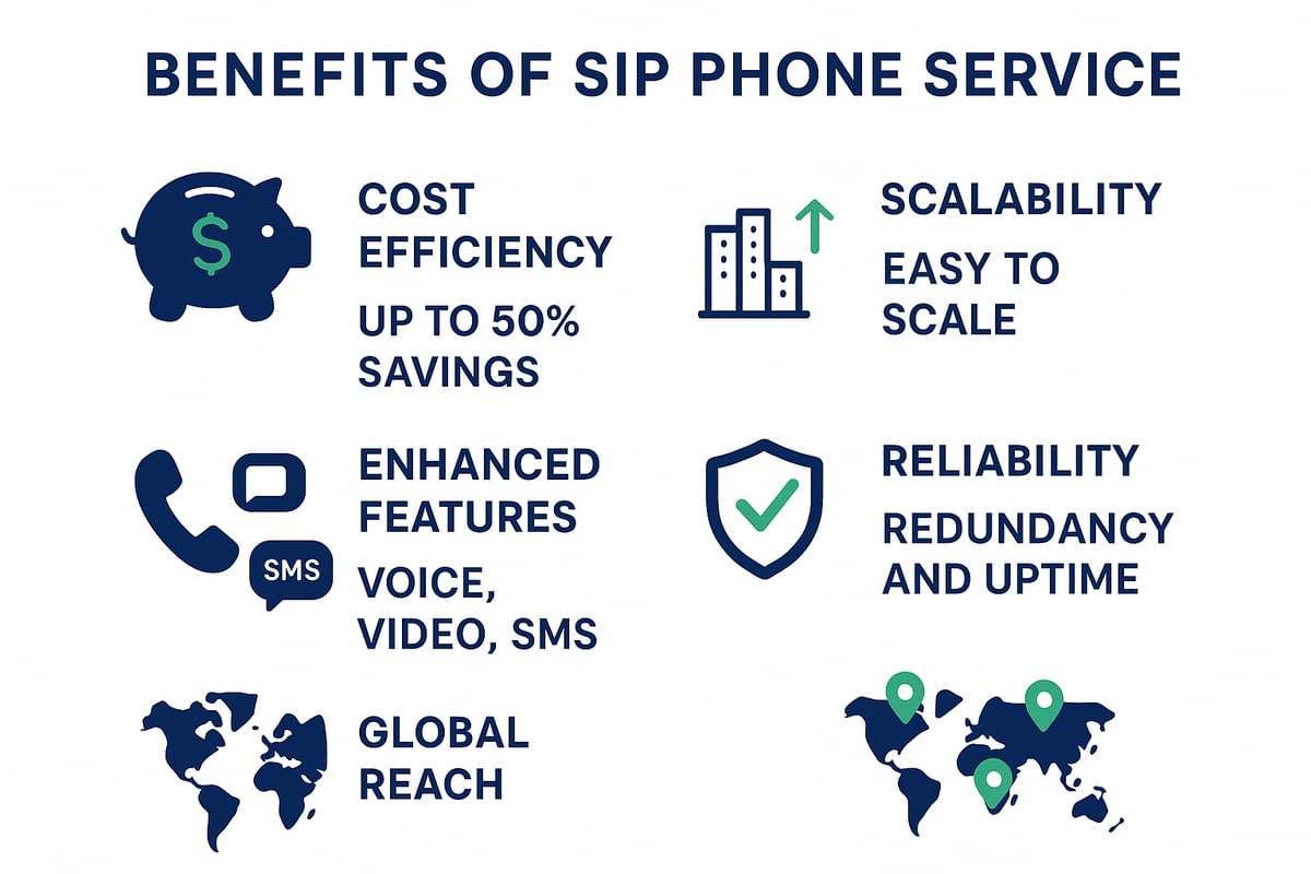 Key Benefits of SIP Phone Service for Modern Businesses