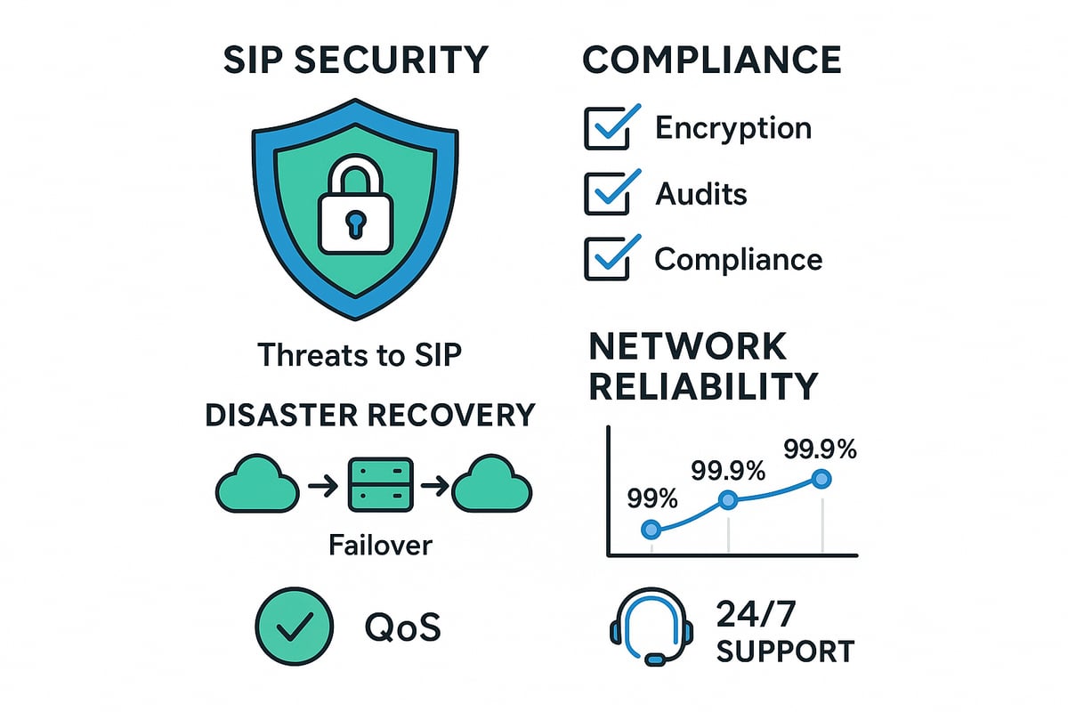 Security, Compliance, and Reliability in SIP Phone Service