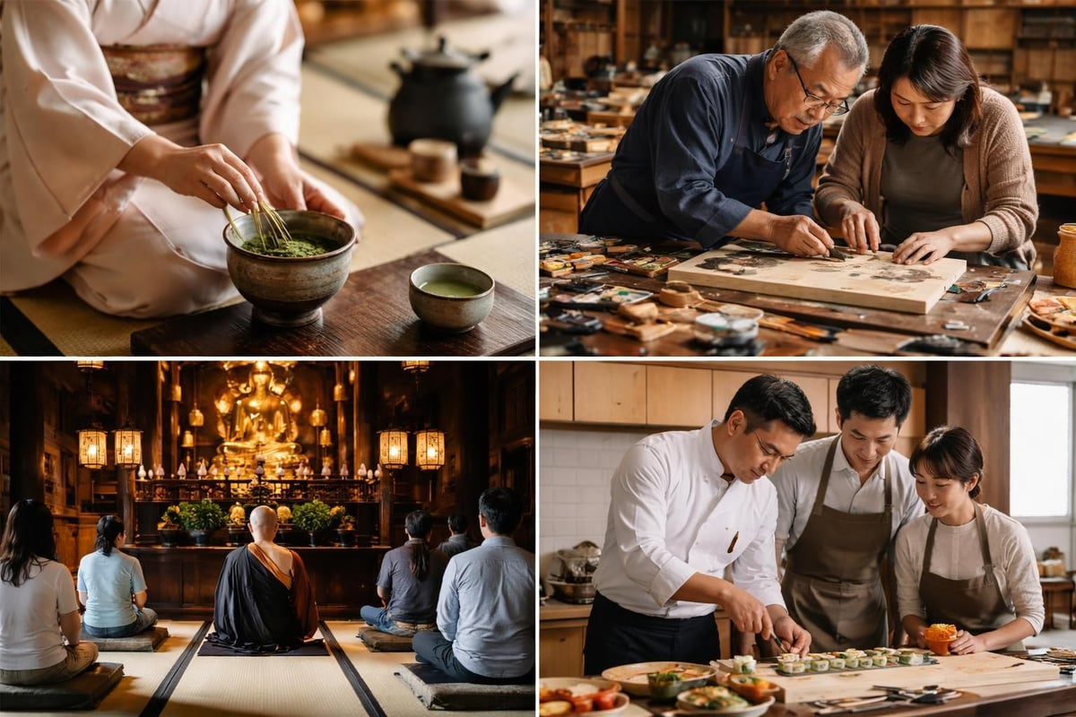 Kyoto cultural experience types