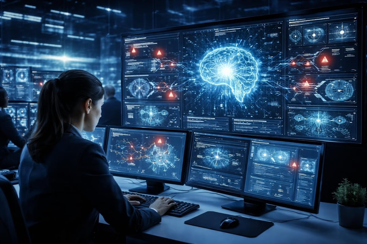 Agentic AI threat detection workflow