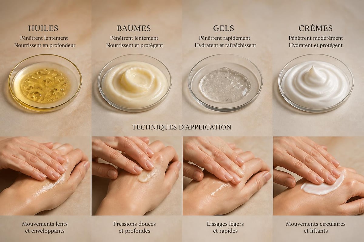 Textures cosmétiques professionnelles