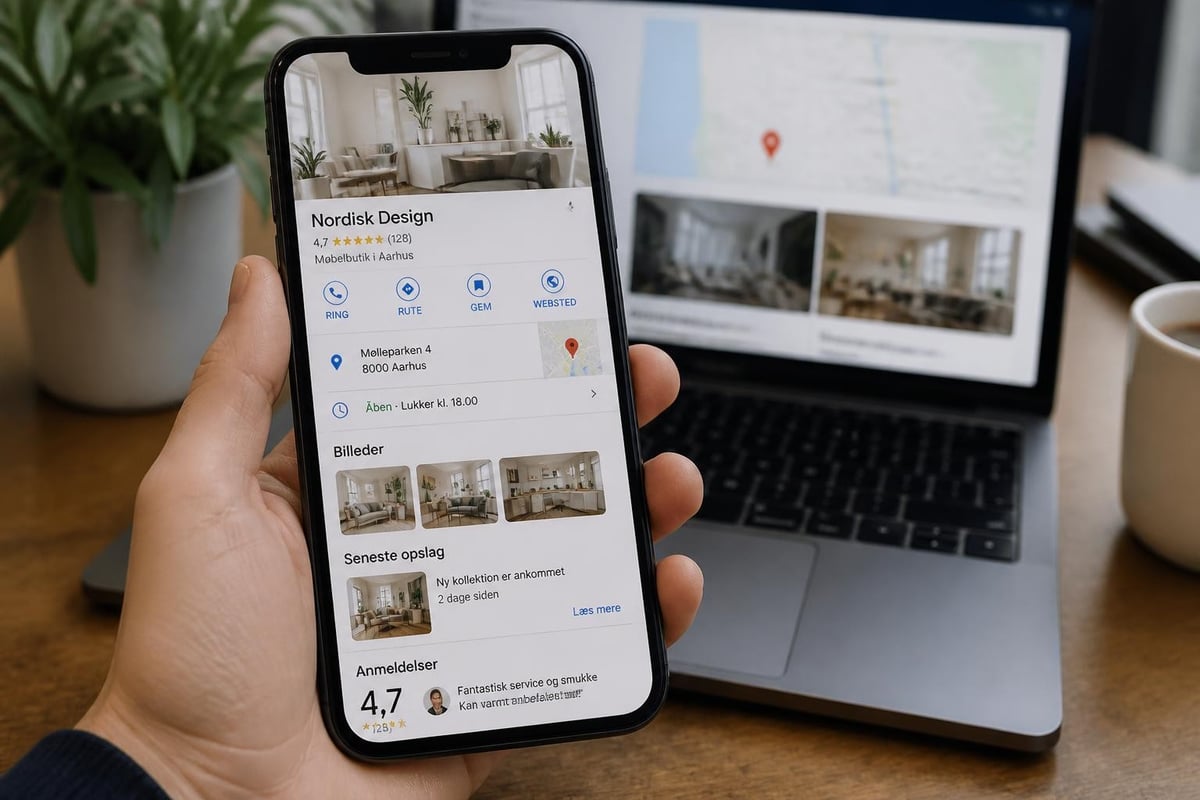 Google My Business profil komponenter