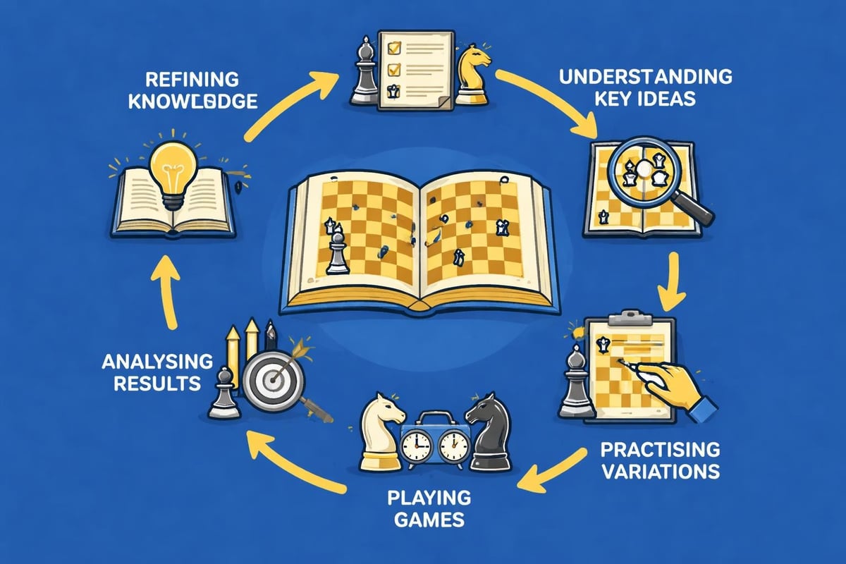 Chess opening study process