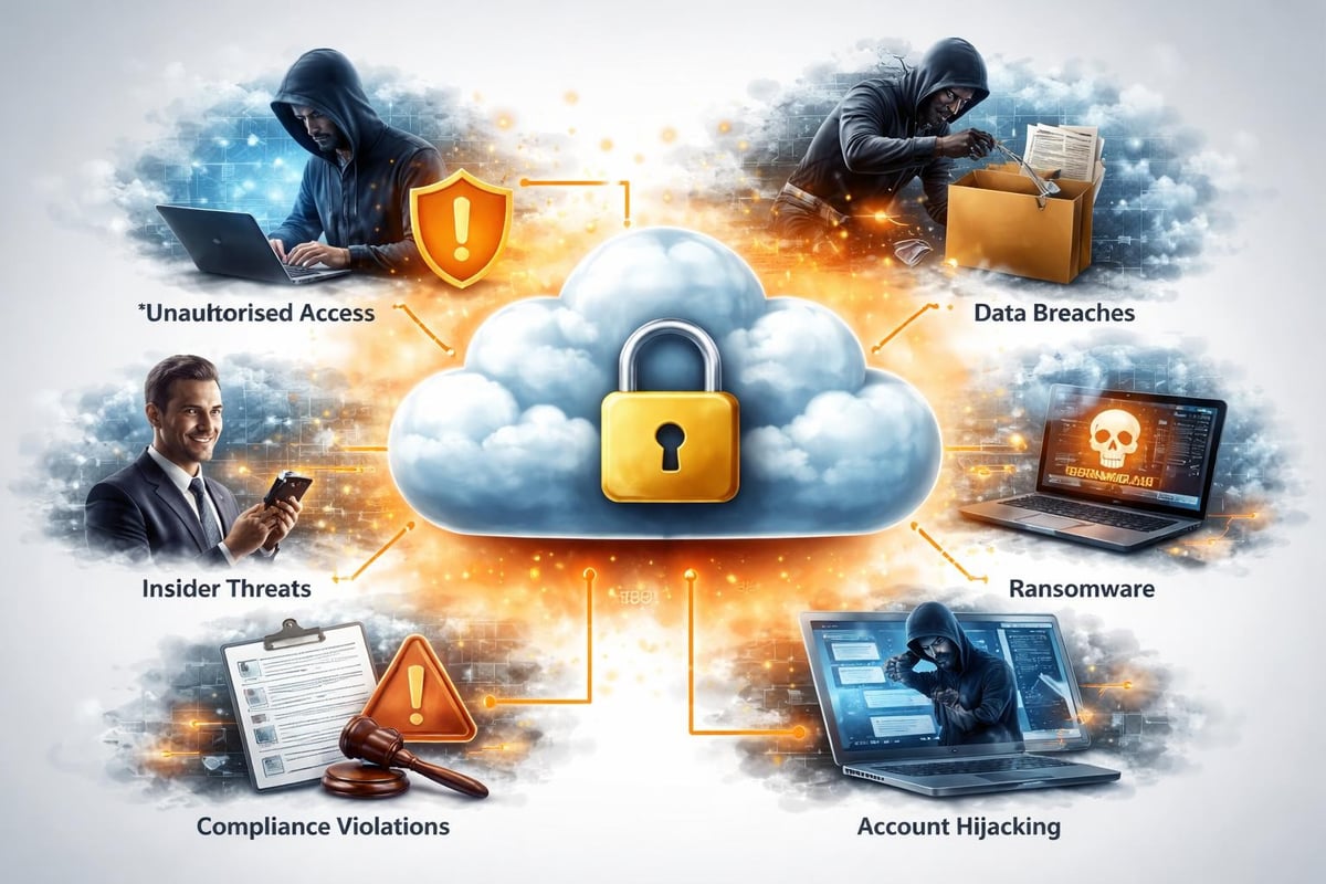Cloud storage security threats
