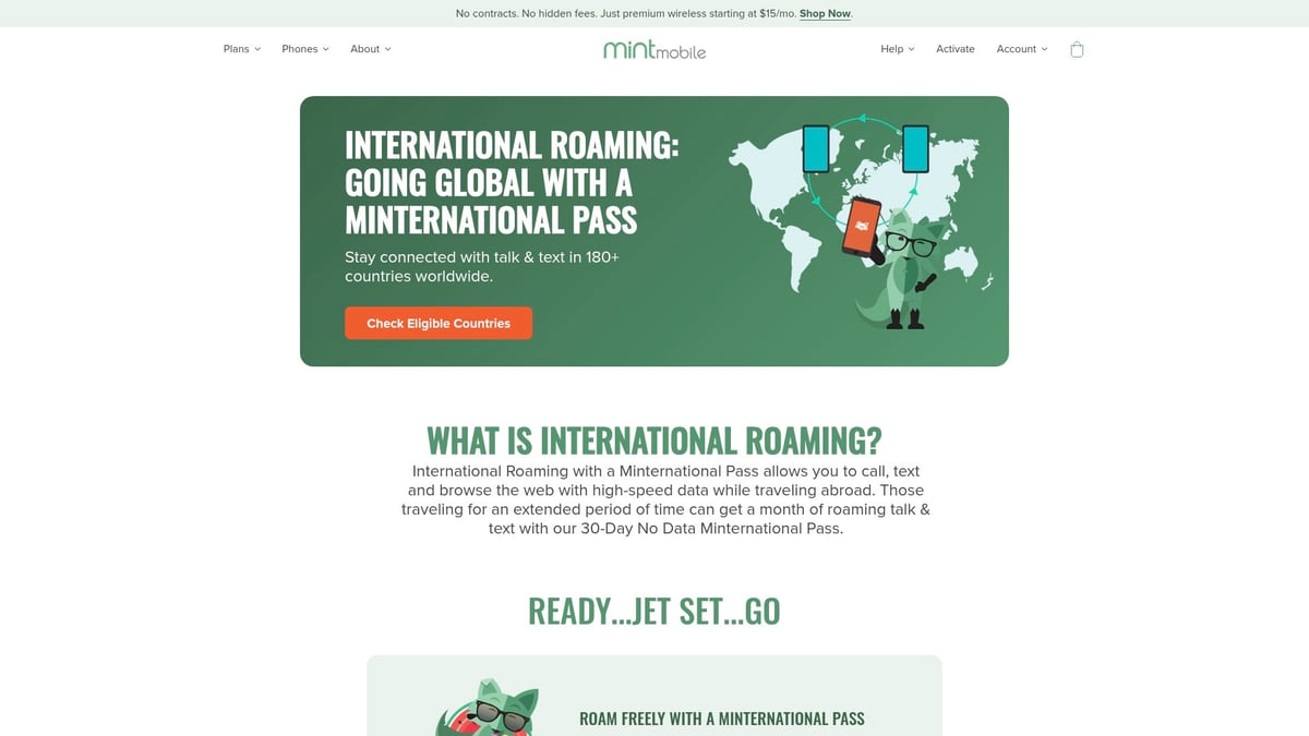 7 Essential Cheapest International Phone Plan Picks for 2025 - Mint Mobile International Roaming