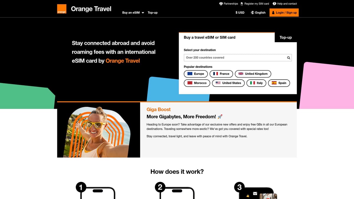 7 Essential Cheapest International Phone Plan Picks for 2025 - Orange Holiday Europe eSIM