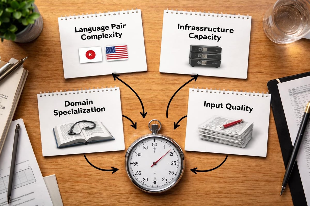 Translation speed factors