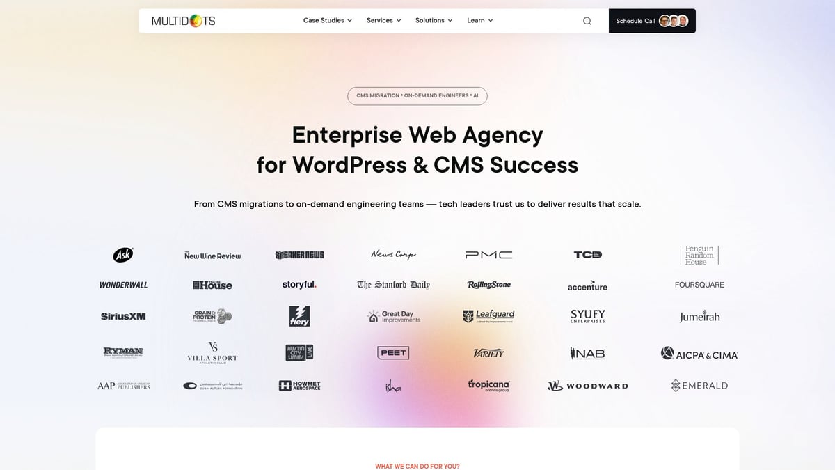 9 Essential WordPress Web Development Company Picks 2025 - Multidots