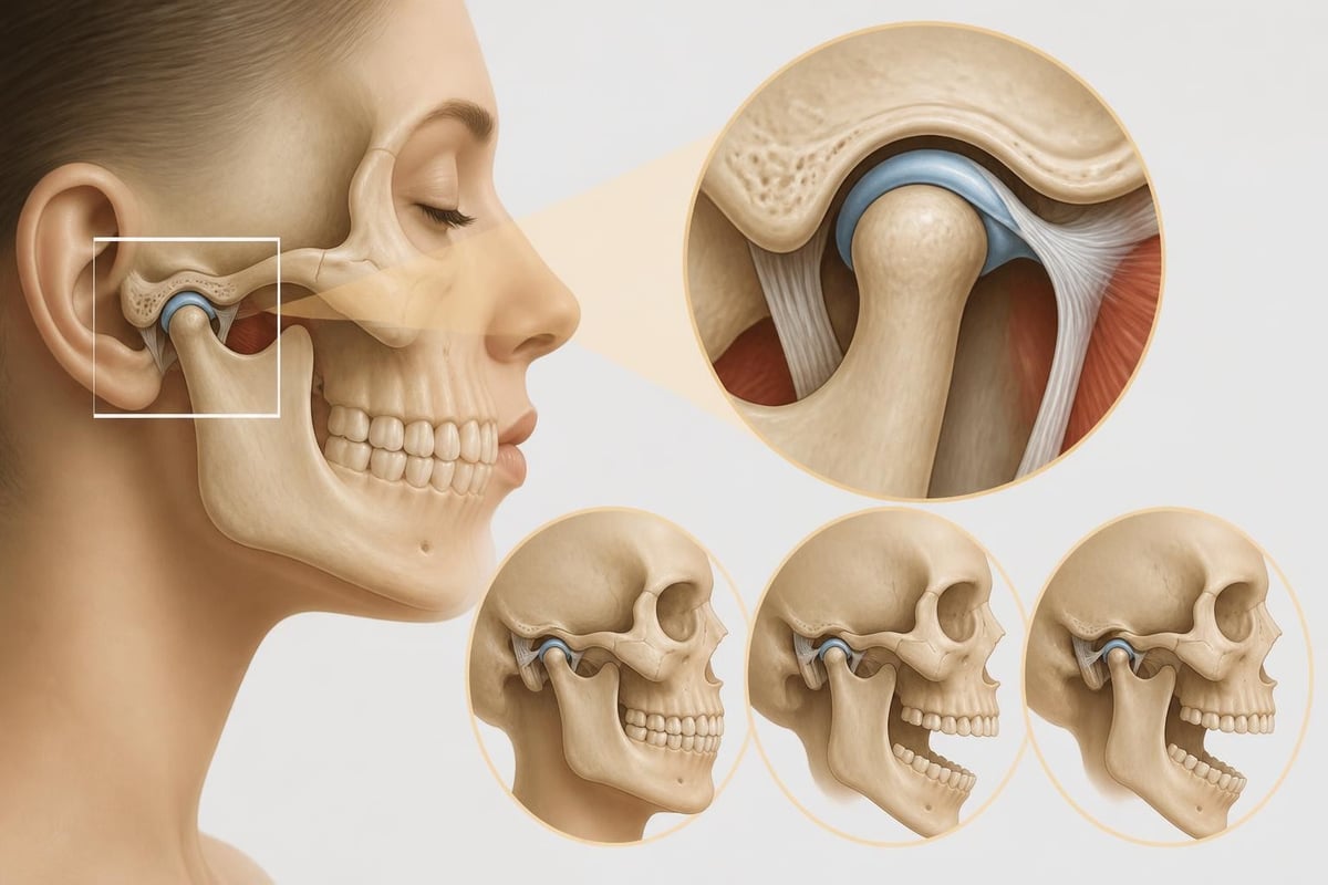 TMJ anatomy and disc movement