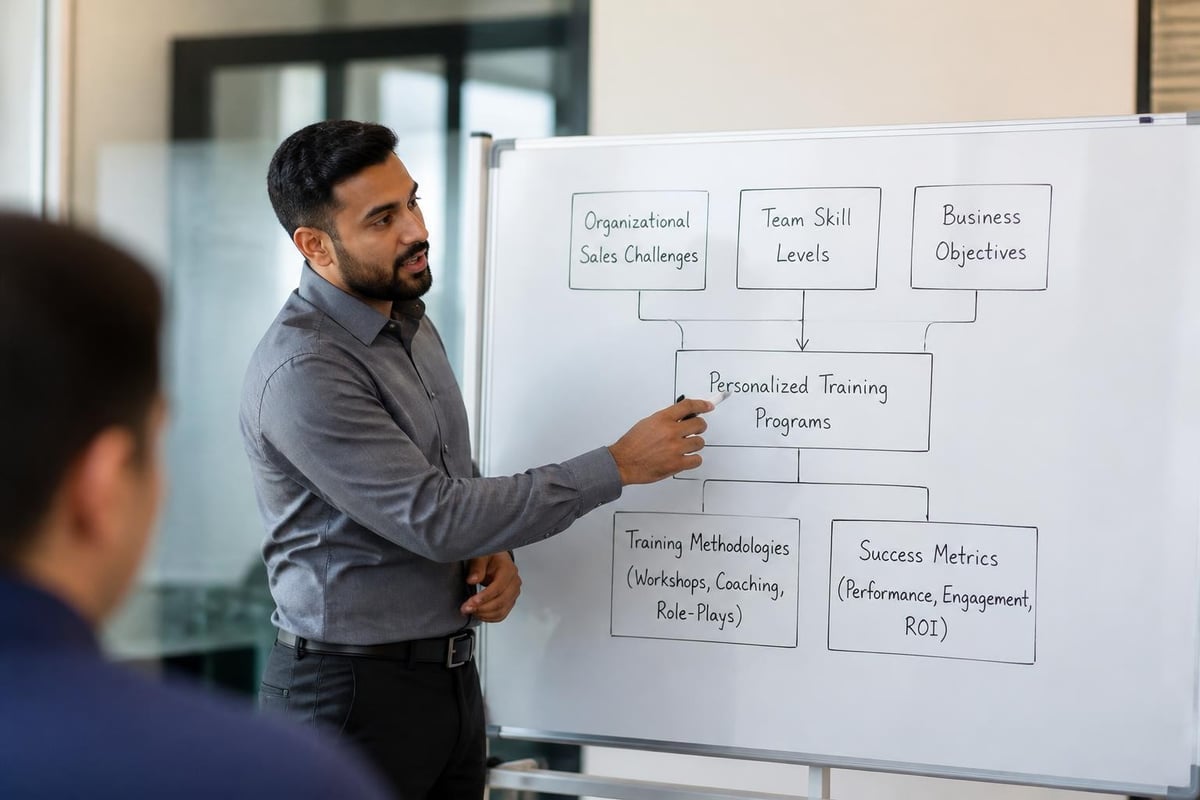 Sales training customization framework