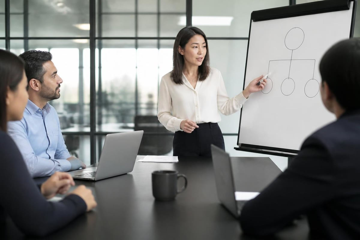 Complex B2B sales training components