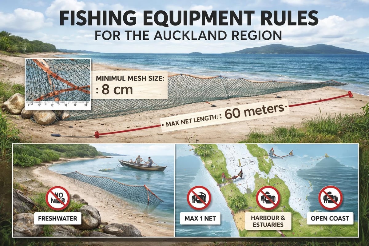 Auckland fishing regulations compliance