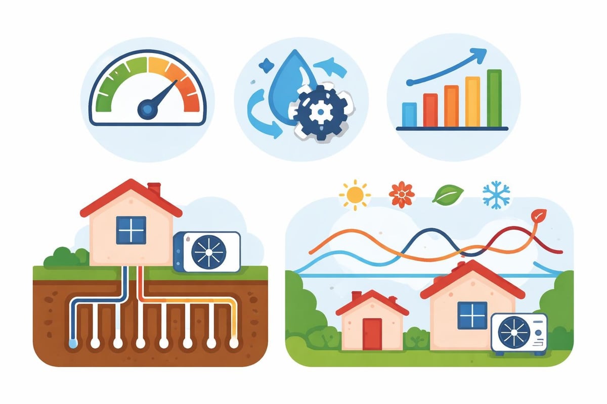 Erdwärmepumpe Effizienzvergleich