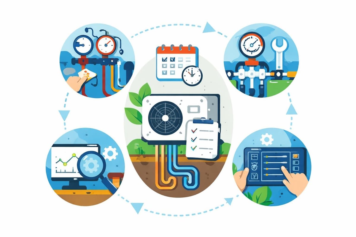 Erdwärmepumpe Wartung