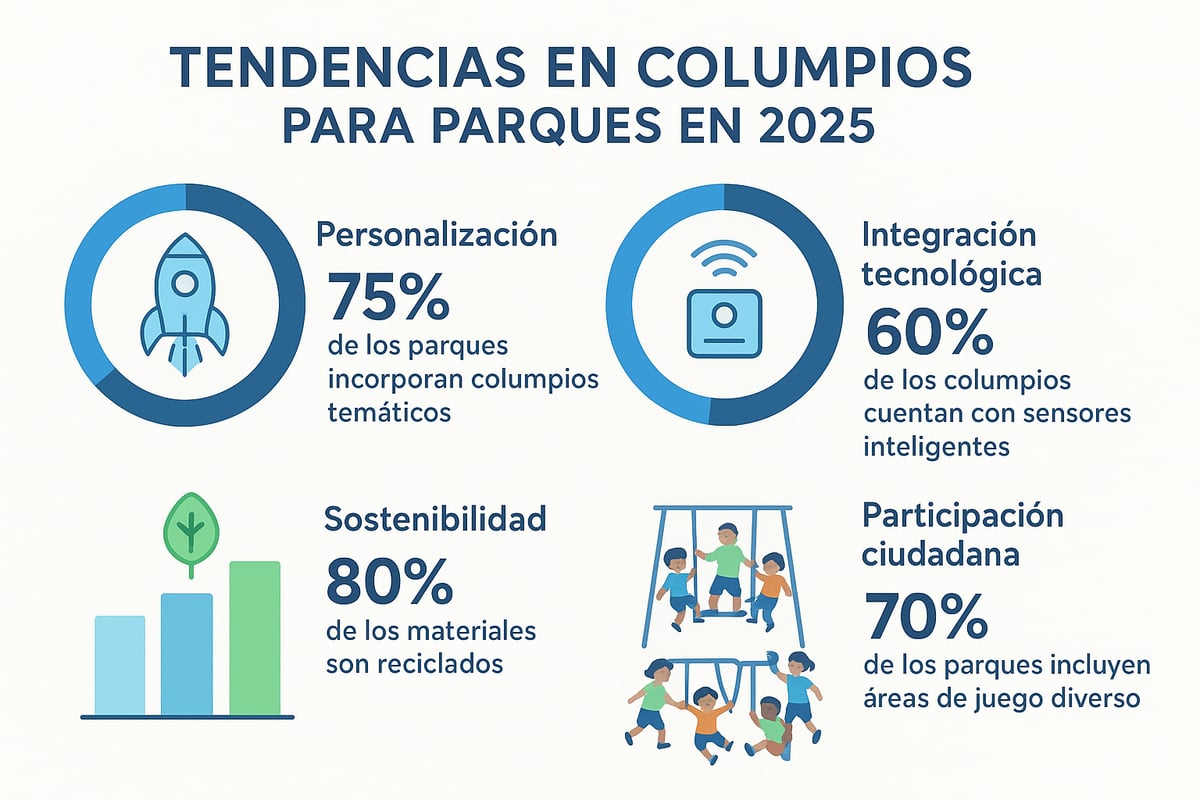 Tendencias y Novedades en Columpios para Parques 2025