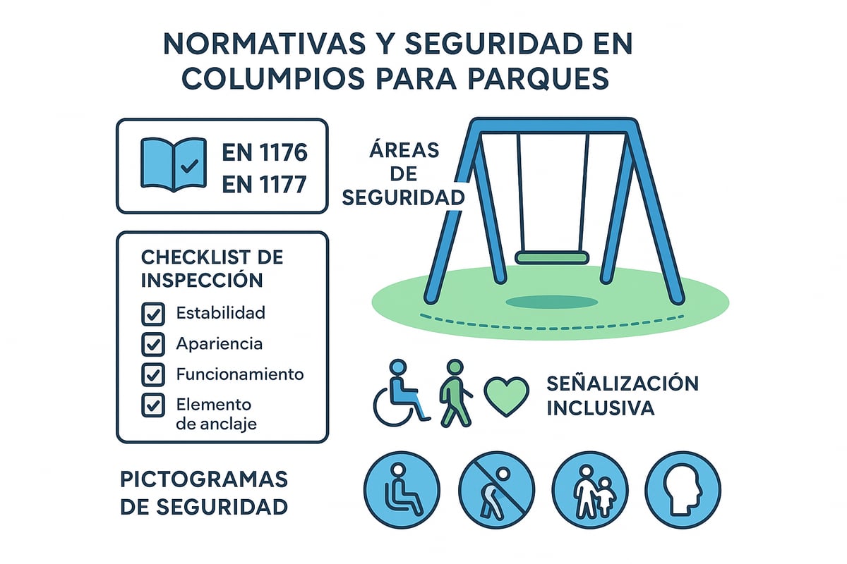 Normativas y Seguridad en Columpios para Parques